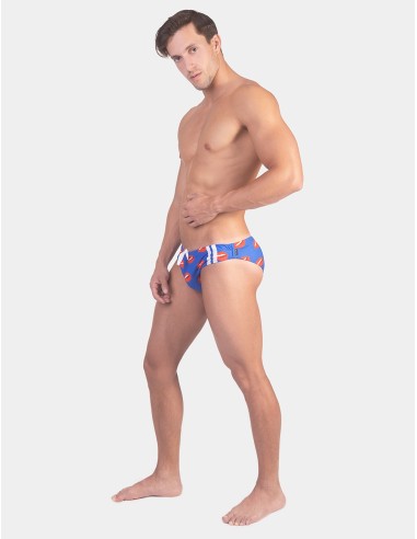 Slip de bain KISS Bleu