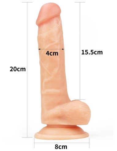 Gode réaliste Soft Dude 15 x 4cm