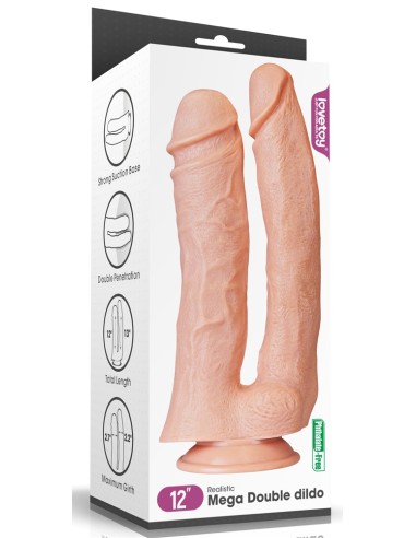 Double Gode MEGA DOUBLE LoveToy 26 x 11cm