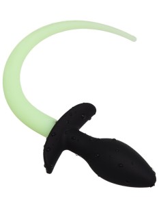 Plug Queue de chien phosphorescente Luminous Puppy 8 x 3.2cm Vert Fluo
