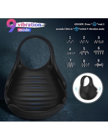 Coque vibrante pour testicules Nest 9 vibrations Coque vibrante pour testicules Nest 9 vibrations