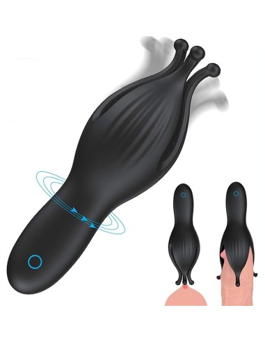 Stick de masturbation Flow Dick 10 Vibrations