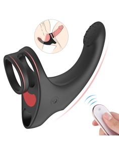 Cockring et Stimulateur périnée Fingeus 10 x 2.5cm - Anneau 30mm