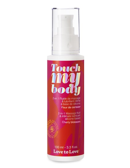 Lubrifiant Silicone TOUCH MY BODY Fleur de Cerisier 100ml Lubrifiant Silicone TOUCH MY BODY Fleur de Cerisier 100ml