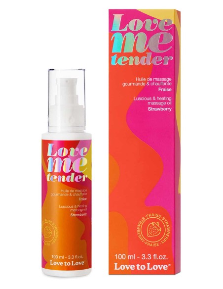 Huile de massage Love Me Tender Fraise 100ml