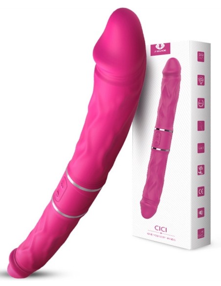 Double Gode Vibrant Pyrios Rose 35 x 3.5cm Double Gode Vibrant Pyrios Rose 35 x 3.5cm
