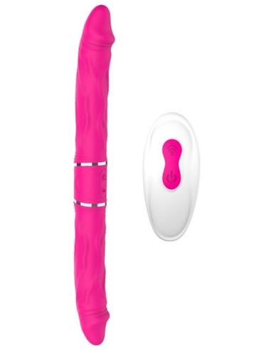 Double Gode Vibrant Pyrios Rose 35 x 3.5cm