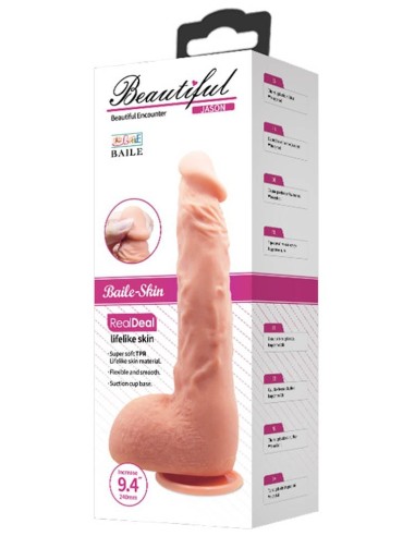 Gode réaliste Jason Beautiful 18 x 4.2cm