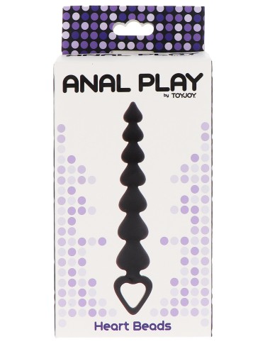 Chapelet anal Heart Beads 18 x 3.4cm