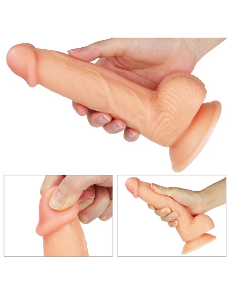 Gode réaliste Soft Dude 14 x 4cm