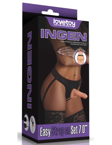 Gode ceinture Easy Strapon 12.5 x 4cm