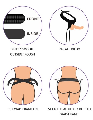 Gode ceinture Easy Strapon 15 x 4 cm