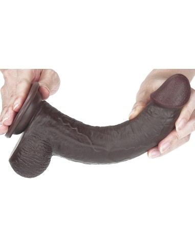 Gode Sliding Skin 17 x 4.2cm Marron