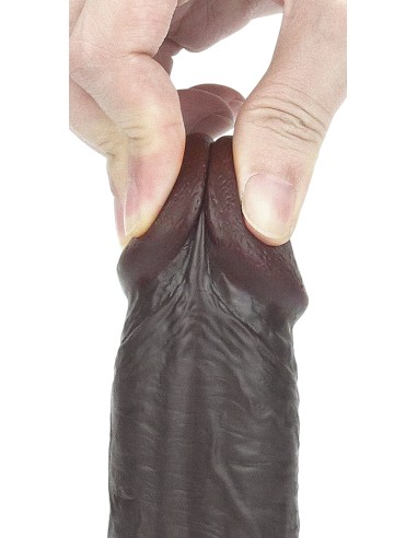 Gode Sliding Skin 17 x 4.2cm Marron