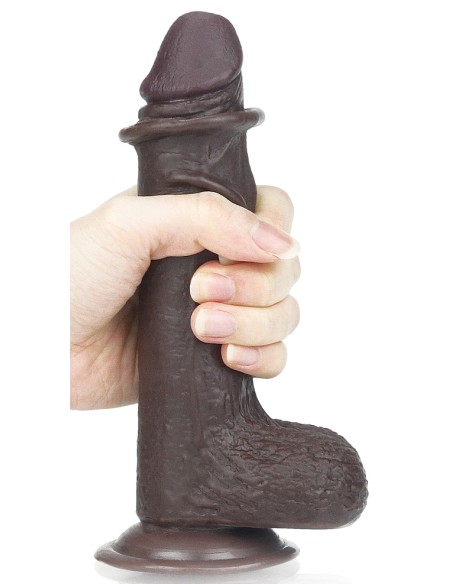 Gode Sliding Skin 13 x 3.5cm Marron