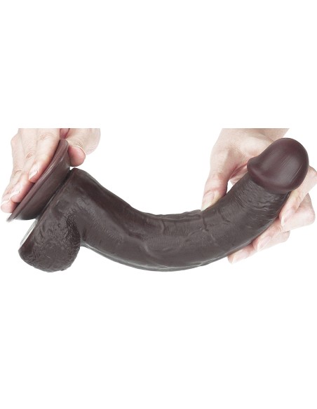 Gode Sliding Skin 18 x 4.5cm Marron