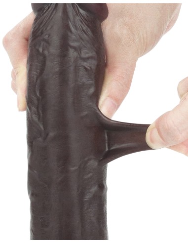 Gode Sliding Skin 18 x 4.5cm Marron