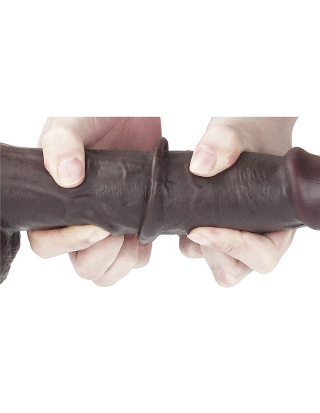 Gode Sliding Skin 18 x 4.5cm Marron