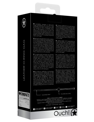 Bâillon O-Ring Noir