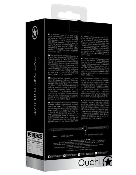 Bâillon O-Ring Noir