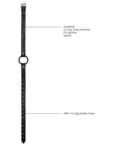 Bâillon O-Ring Noir