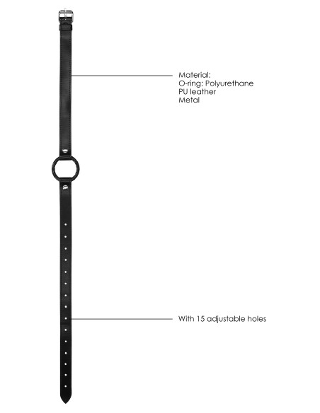 Bâillon O-Ring Noir