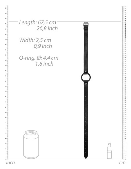 Bâillon O-Ring Noir