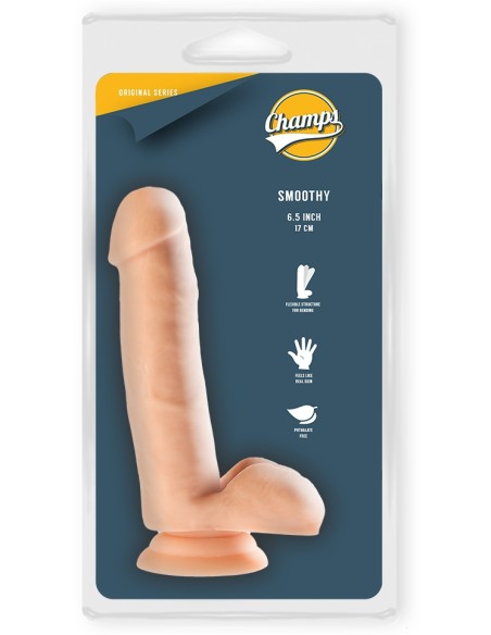 Gode réaliste Smoothy Champs 14 x 3.7cm Gode réaliste Smoothy Champs 14 x 3.7cm