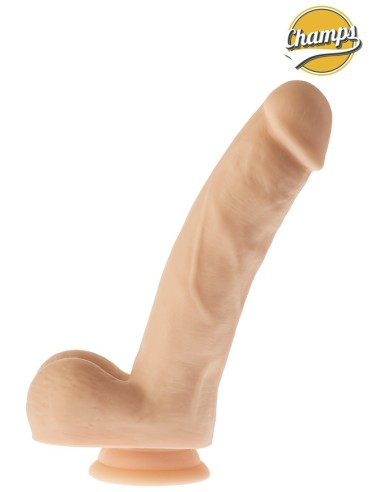 Gode réaliste Curly Champs 16 x 4cm