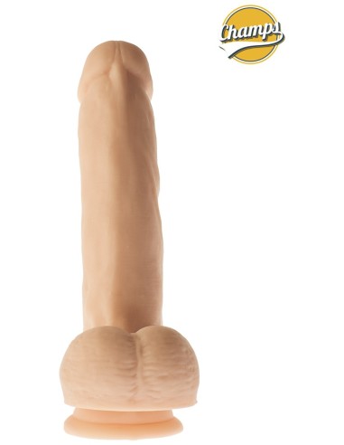 Gode réaliste Curly Champs 16 x 4cm