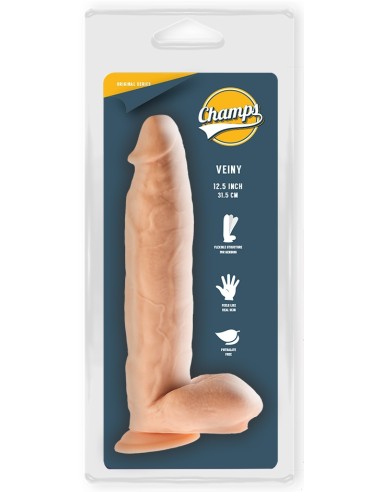 Gode réaliste Veiny Champs 23 x 6cm