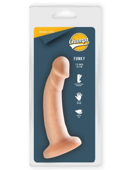 Gode réaliste Funky Champs 16 x 3.7cm Gode réaliste Funky Champs 16 x 3.7cm