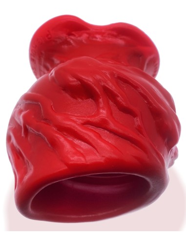Plug Tunnel Oxballs PigHole Squeal FF 13 x 11.5cm Rouge