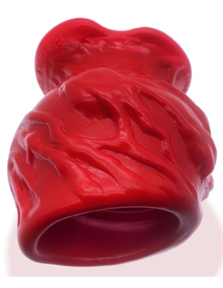Plug Tunnel Oxballs PigHole Squeal FF 13 x 11.5cm Rouge