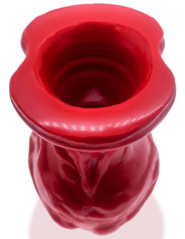 Plug Tunnel Oxballs PigHole Squeal FF 13 x 11.5cm Rouge