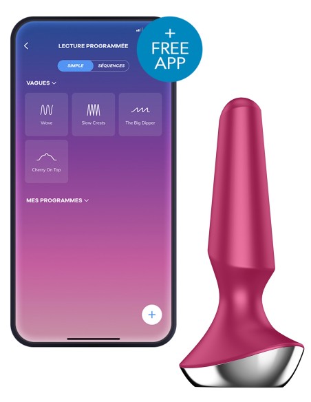 Plug Vibrant Ilicious 2 Satisfyer 10 x 3cm Violet