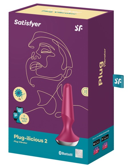 Plug Vibrant Ilicious 2 Satisfyer 10 x 3cm Violet