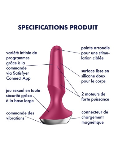 Plug Vibrant Ilicious 2 Satisfyer 10 x 3cm Violet