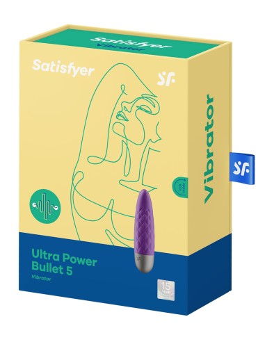 Stimulateur de clitoris Ultra Power Bullet 5 Satisfyer Violet
