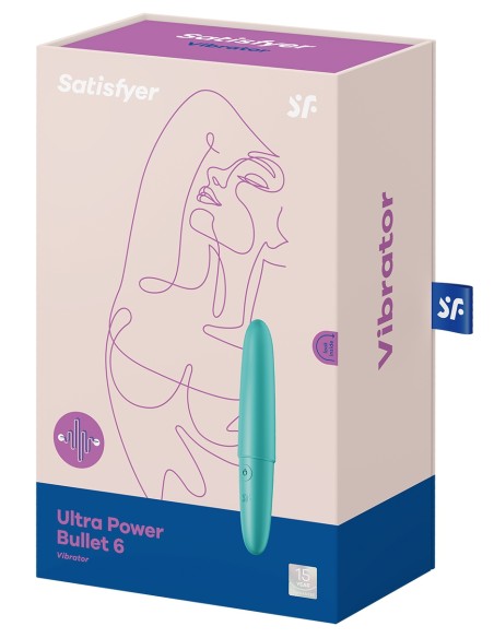 Vibro Ultra Power Bullet 6 Satisfyer Turquoise
