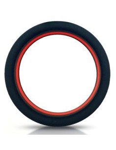 Cockring silicone Beast Rings 36mm Noir-Rouge