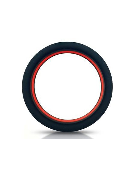 Cockring silicone Beast Rings 36mm Noir-Rouge