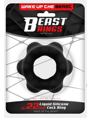 Cockring silicone Star Round 22mm