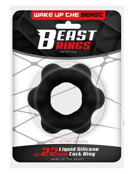 Cockring silicone Star Round 22mm Cockring silicone Star Round 22mm