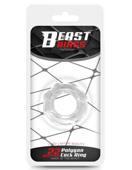 Cockring souple Polygon Transparent