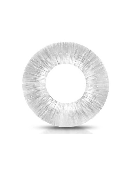Cockring souple Striped Transparent