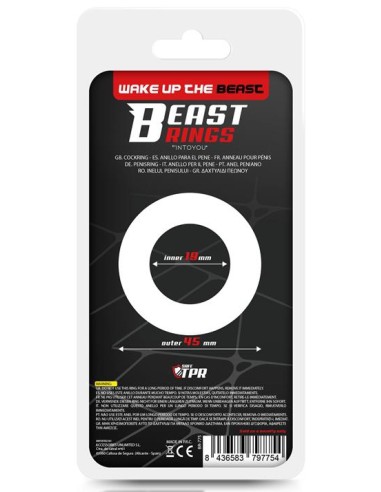 Cockring souple Striped Transparent