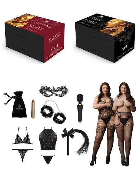 Box Calendrier de l'Avent érotique - 8 jours - Le Désir Queen Size Box Calendrier de l'Avent érotique - 8 jours - Le Désir Queen Size