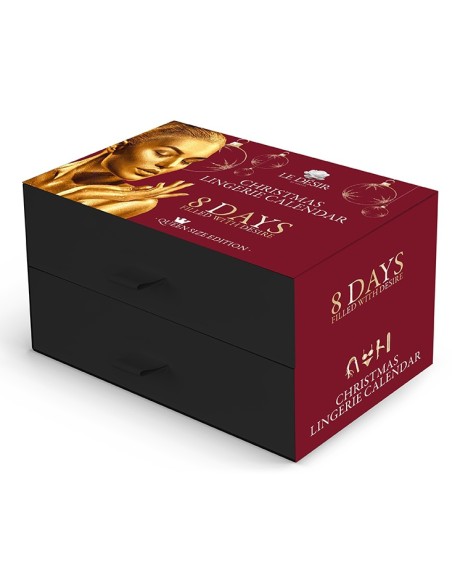 Box Calendrier de l'Avent érotique - 8 jours - Le Désir Queen Size Box Calendrier de l'Avent érotique - 8 jours - Le Désir Queen Size