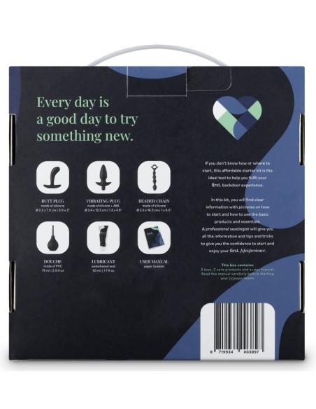 Coffret Sexe Anal Débutant Backdoor 4 accessoires